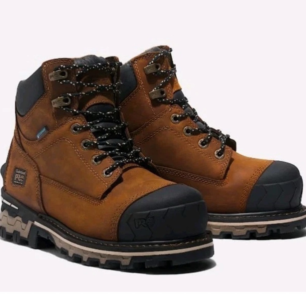 Timberland PRO Brown and Black Safety Boots